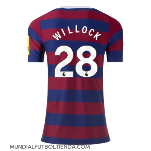 Camiseta Newcastle United Joe Willock #28 Tercera Equipación Replica 2024-25 para mujer mangas cortas